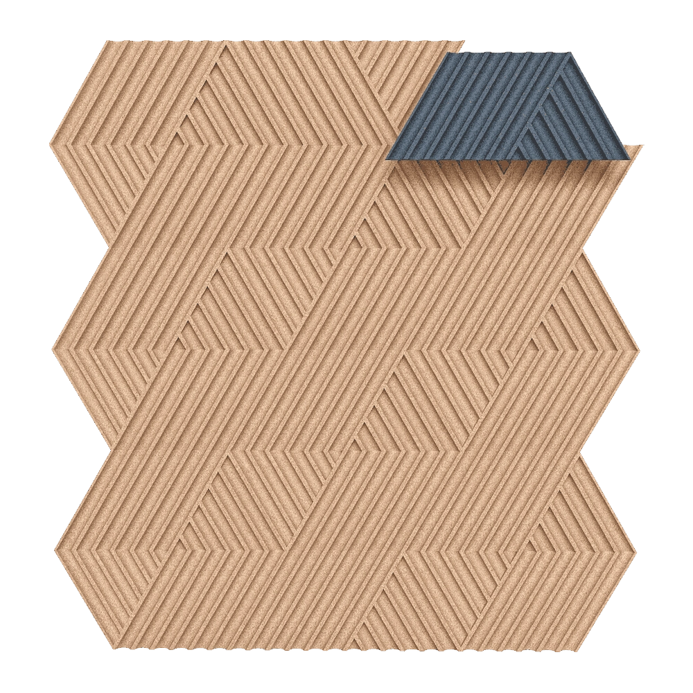 CORKBEE - Wall panel Weave 3D Model