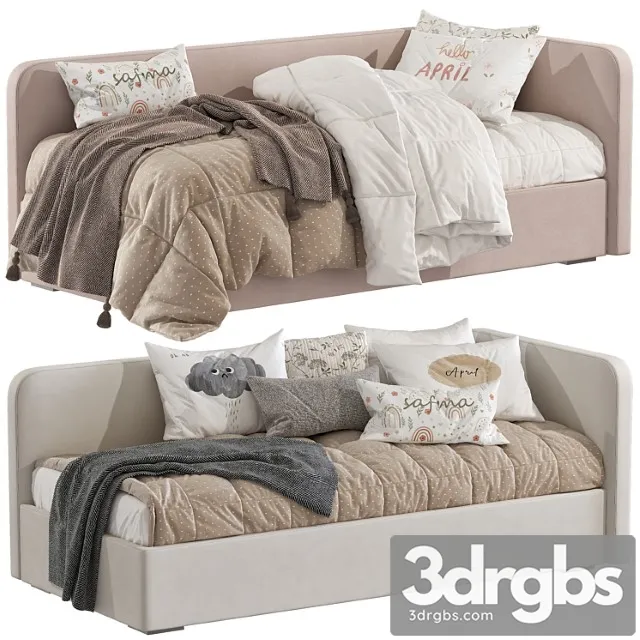 Corner bed Bruni Kids zzzsh 3D Model Free
