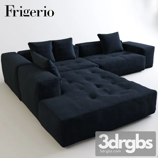 Corner Frigerio Cooper Sofa 3D Model Free