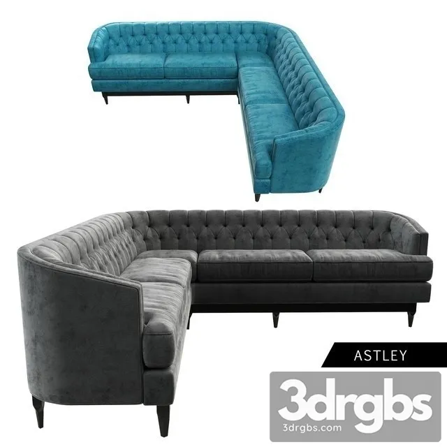 Corner Lounge Sofa 3D Model Free