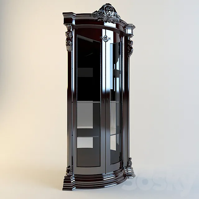 corner showcase 3DModel