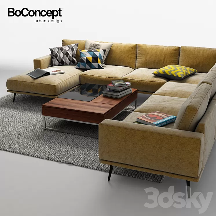 Corner sofa BoConcept 3D Model