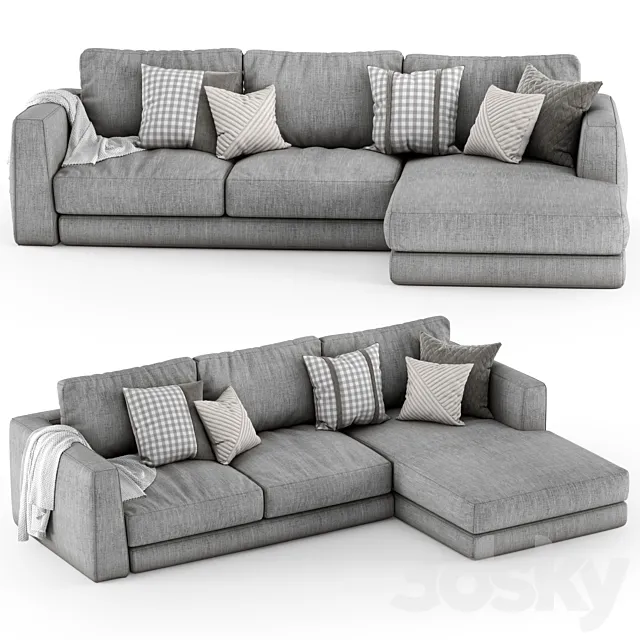 Corner sofa Bodema BARCLAY 3D Model