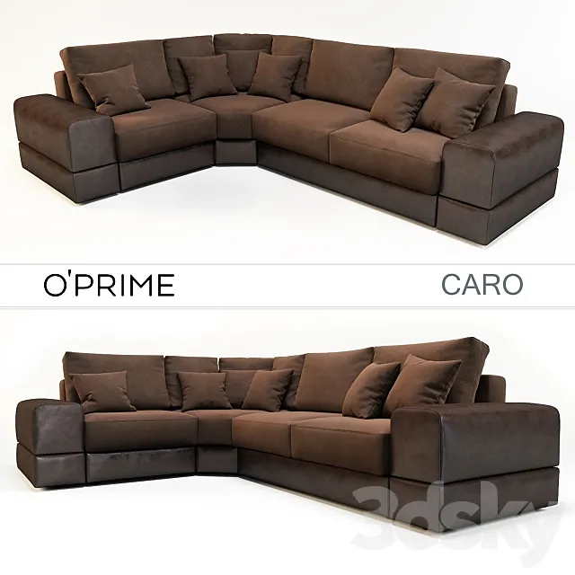 Corner sofa CARO _ O'PRIME 3D Model