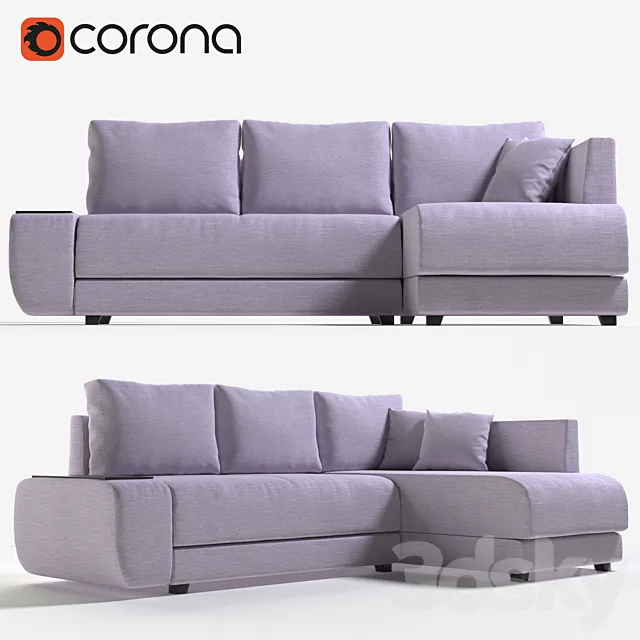 Corner sofa Consul Hoff 3D Model