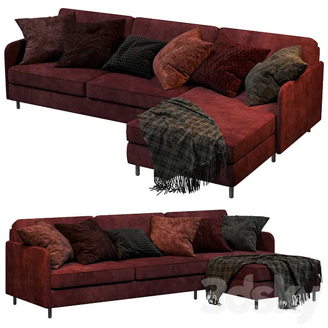 Corner sofa F79 from Delavega 3D Model