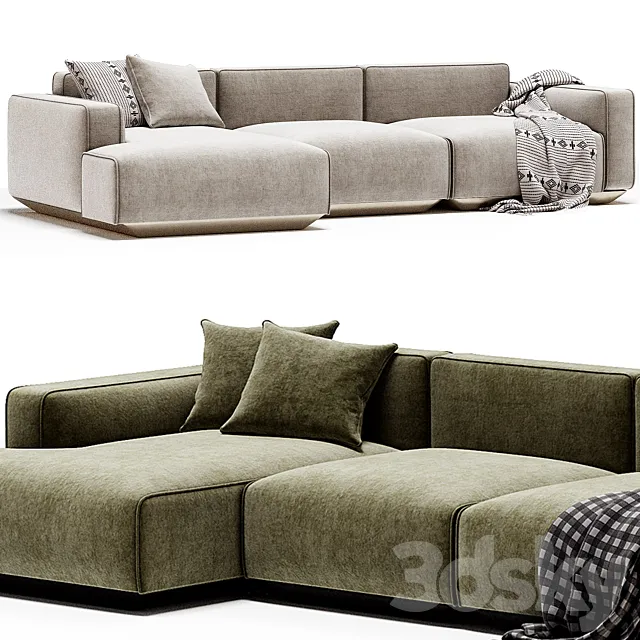 Corner Sofa Grant By Lavsit 3D Model