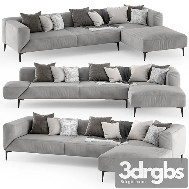 Corner Sofa Jori Longueville Landscape 3D Model Free