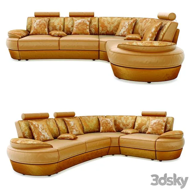 Corner sofa Kalinka 47 3D Model