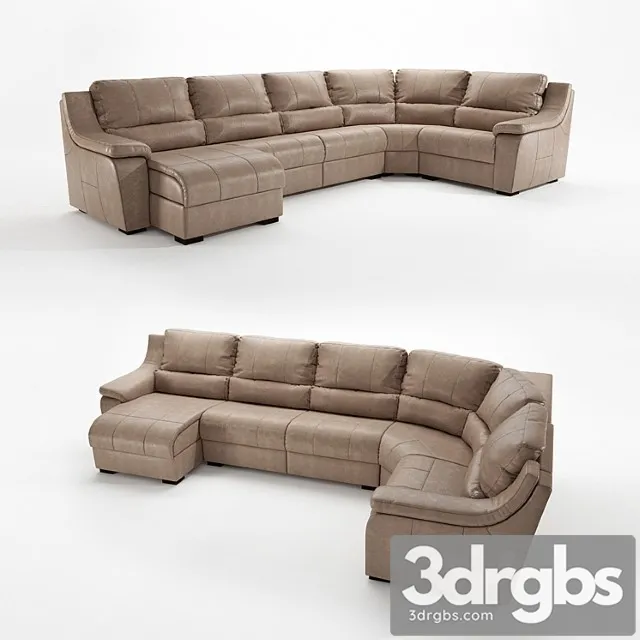 Corner Sofa Kalinka 72 3D Model Free
