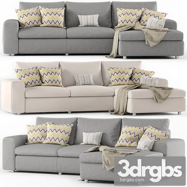 Corner sofa karato 02 2 3D Model Free