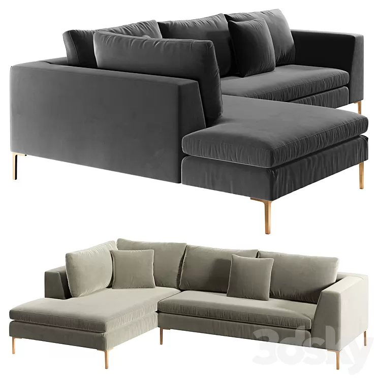 Corner sofa Kona 3D Model