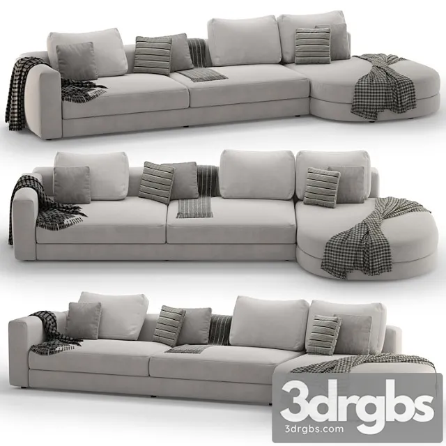 Corner Sofa Leme Venise 002 3D Model Free