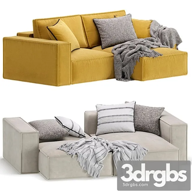 Corner sofa loft ebi happy yellow
