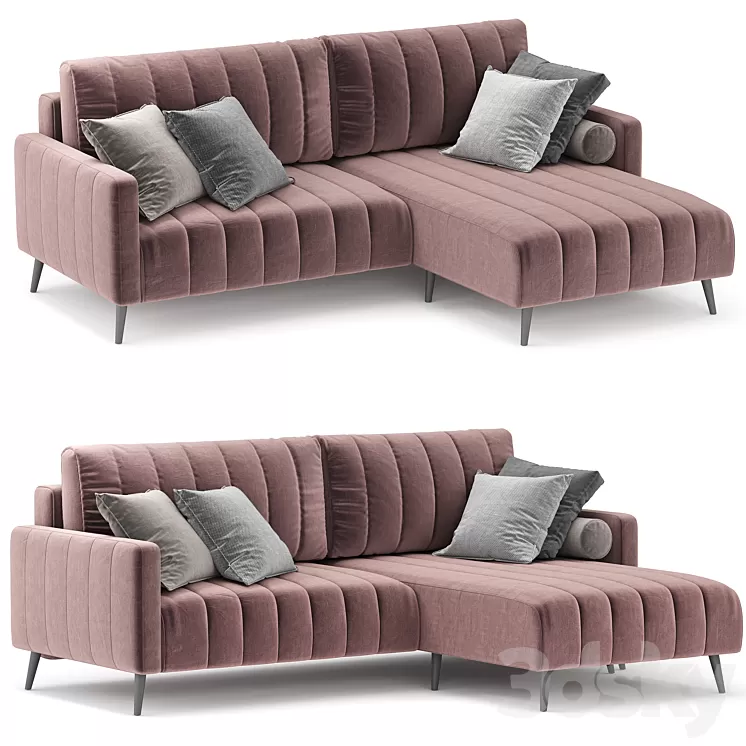 Corner sofa Markful 3D Model Free