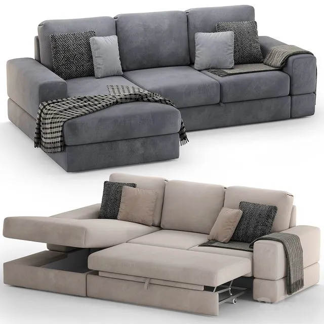 Corner sofa Mebelroom Dallas 3D Model