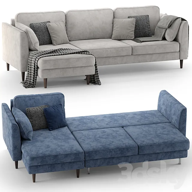 Corner sofa Mebelroom Hampi 3D Model