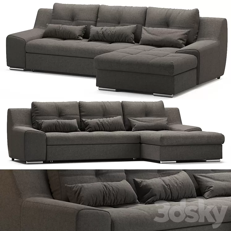 Corner sofa Midgard 3D Model Free