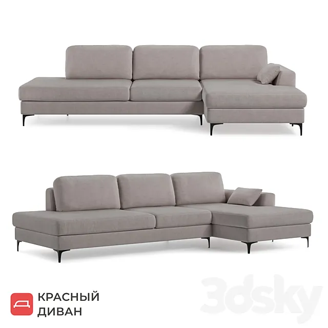 Corner sofa Portland 3D Model