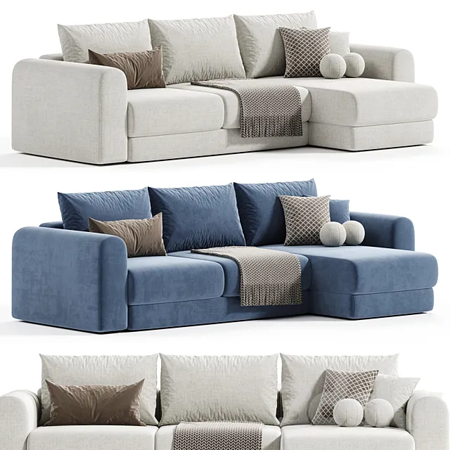 Corner Sofa Richmond SE Monolit 3D Model