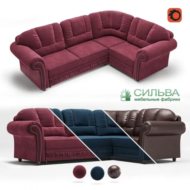 Corner sofa Sofia from the MF Silva 3D Model