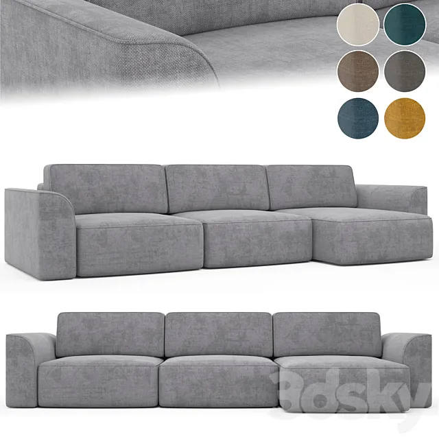 Corner sofa Space-2 3D Model