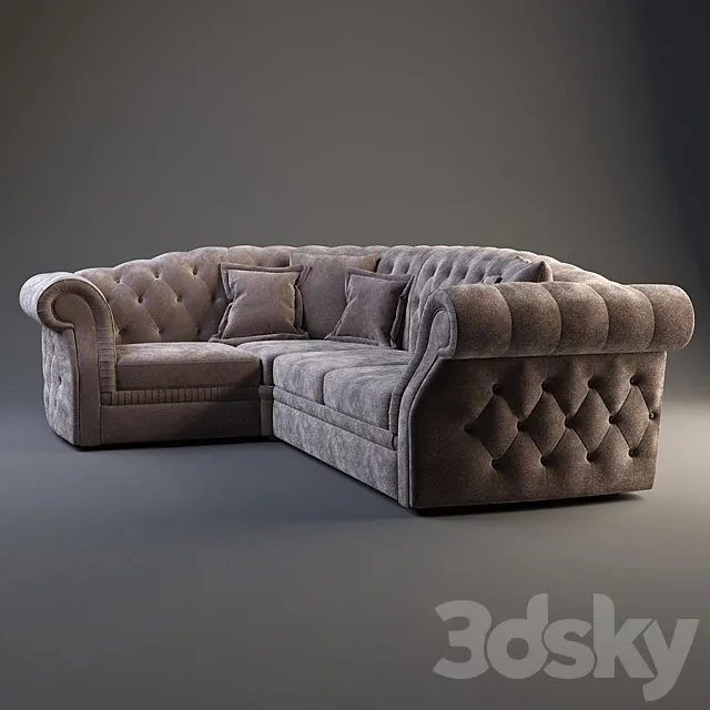 Corner sofa Tirador 3DModel