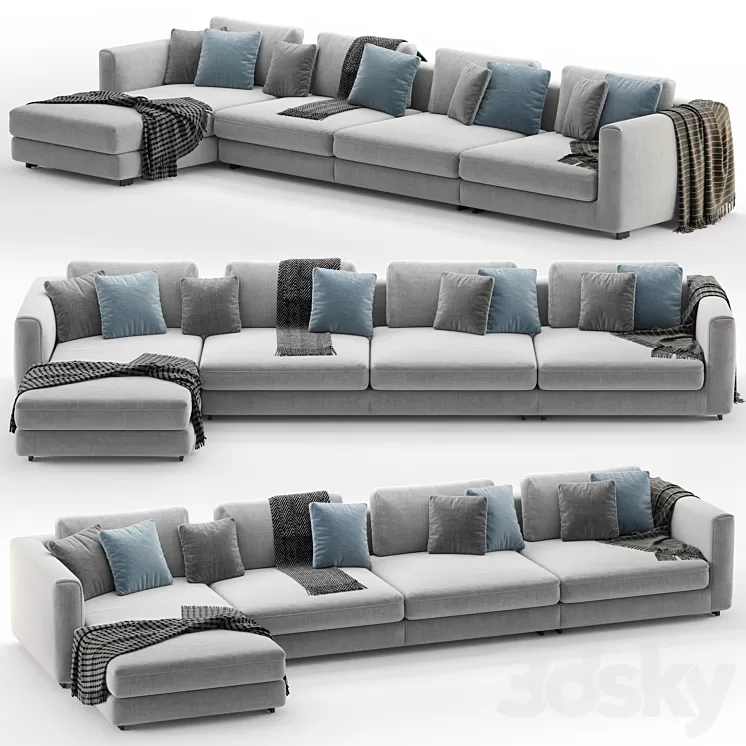 Corner sofa_002 CTS SALOTTI CAPETOWN 3D Model Free