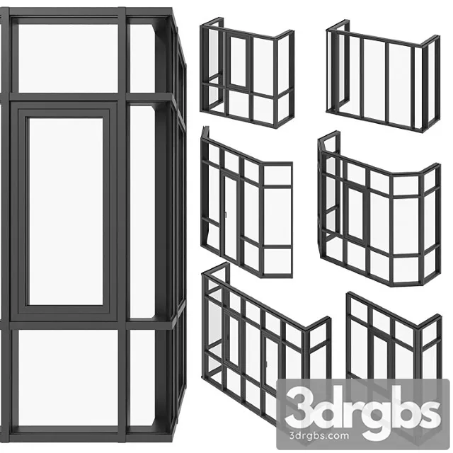 corner stained glass