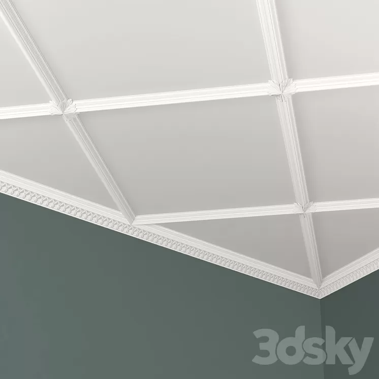 Cornice Arabesco K972 3D Model