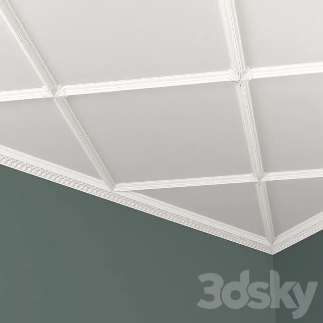 Cornice Arabesco K972 3DModel