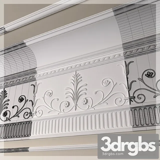 Cornice Classic 3D Model Free