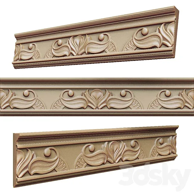 Cornice with ornament Free Download