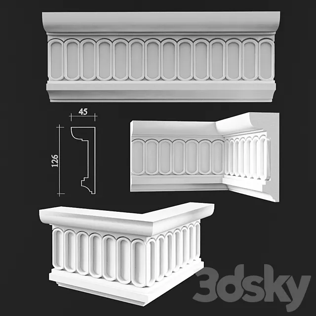 Cornices 3D Model