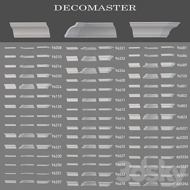 Cornices Decomaster 3DModel