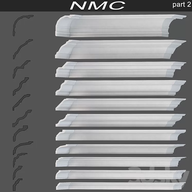 Cornices NMC (part 2) 3D Model