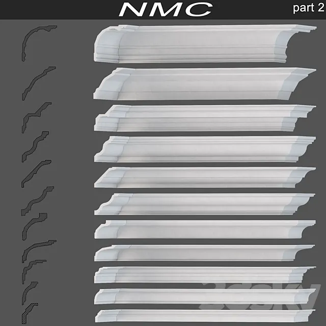 Cornices NMC (part 2) 3DModel