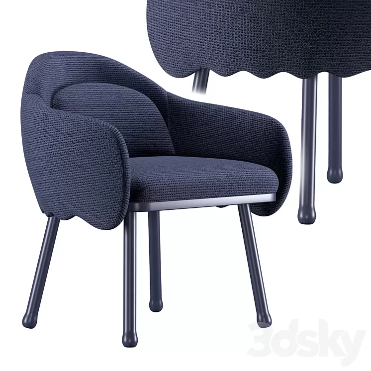 Corolla chair 270 3D Model