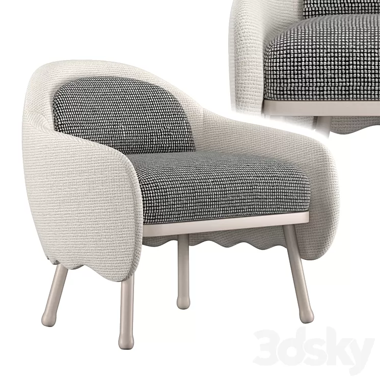 Corolla chair 271 3D Model