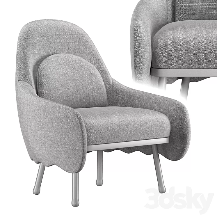 Corolla chair 272 3D Model