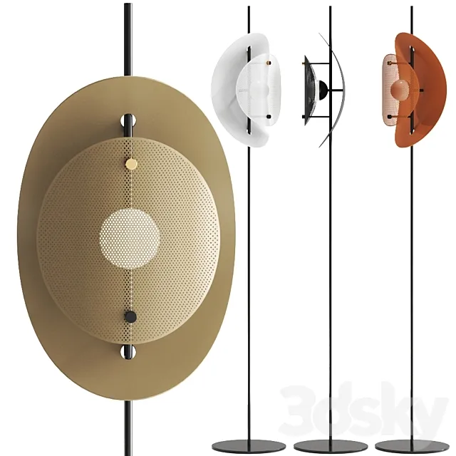 Corolle Table Free standing Floor Lamp by Liu Jo Living 3DModel