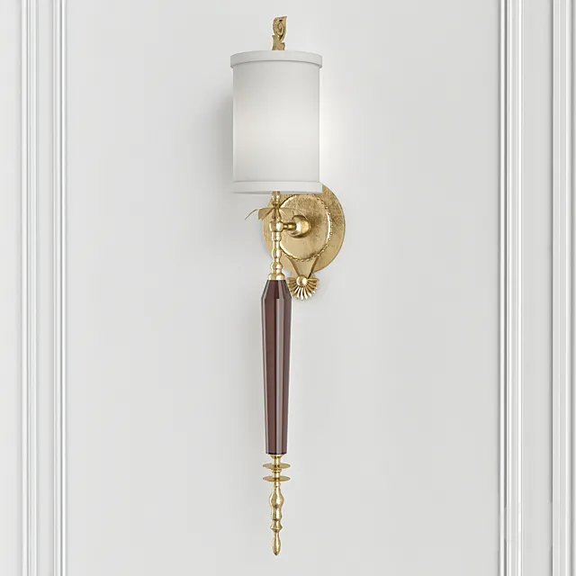 Corona 1-Light Wallchiere See More by Luna Bella 3D Model
