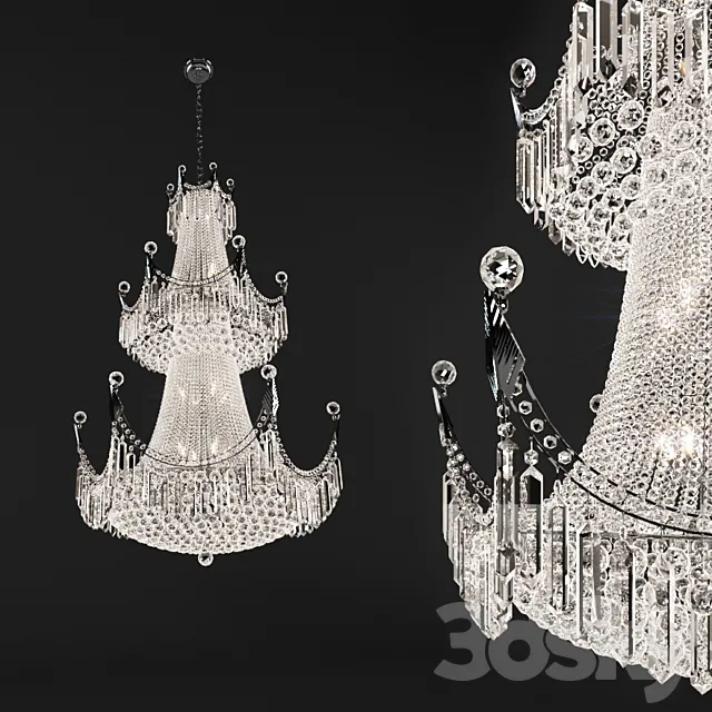 Corona Colection Chandelier 8949G36C 3D Model