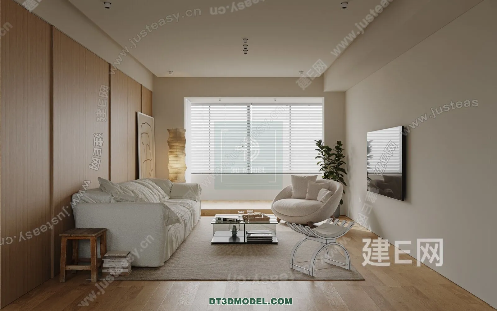 CORONA LIVING ROOM 3D MODELS - 006