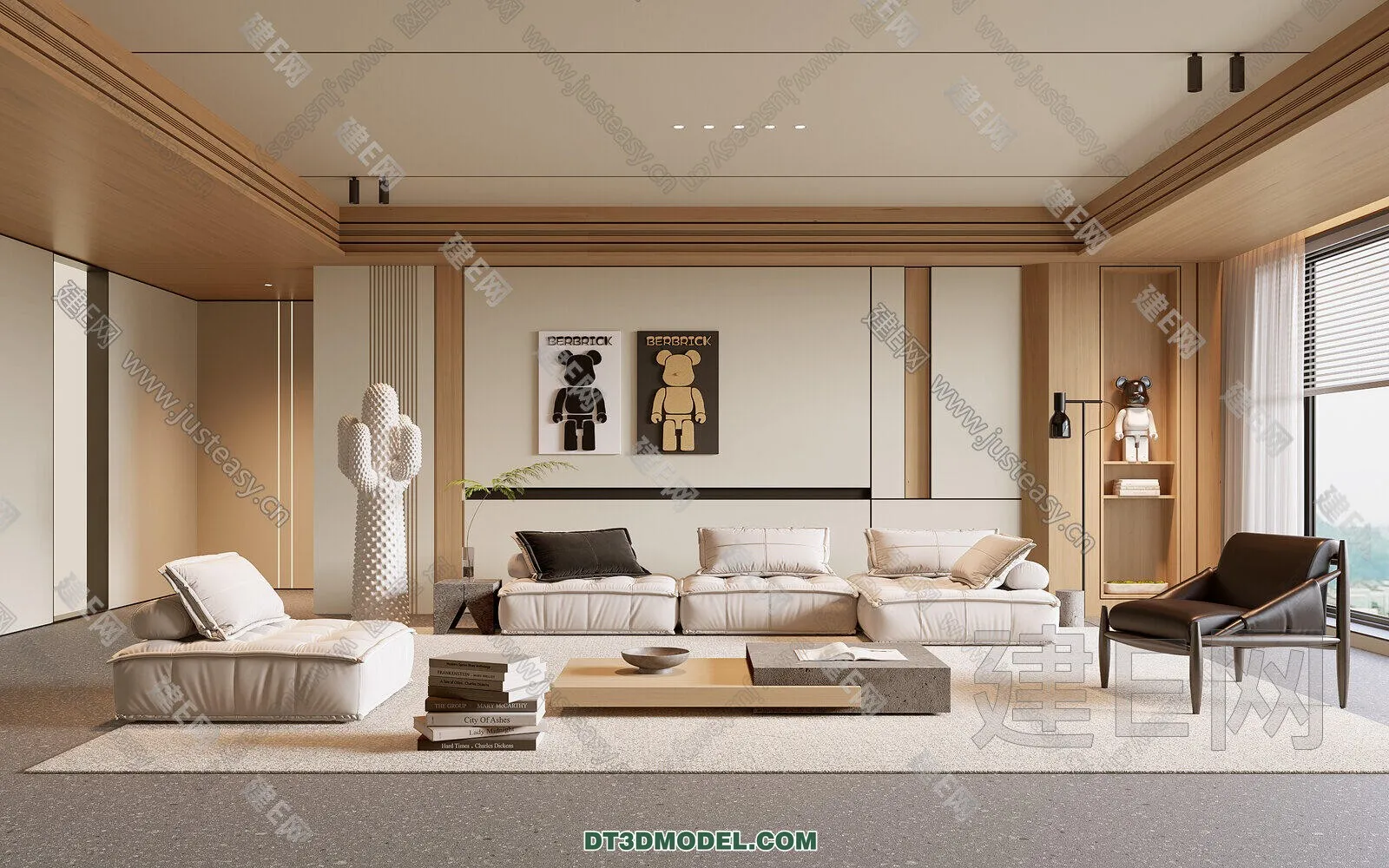 CORONA LIVING ROOM 3D MODELS - 012
