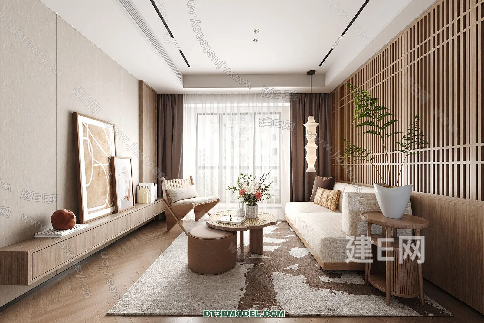 CORONA LIVING ROOM 3D MODELS - 014