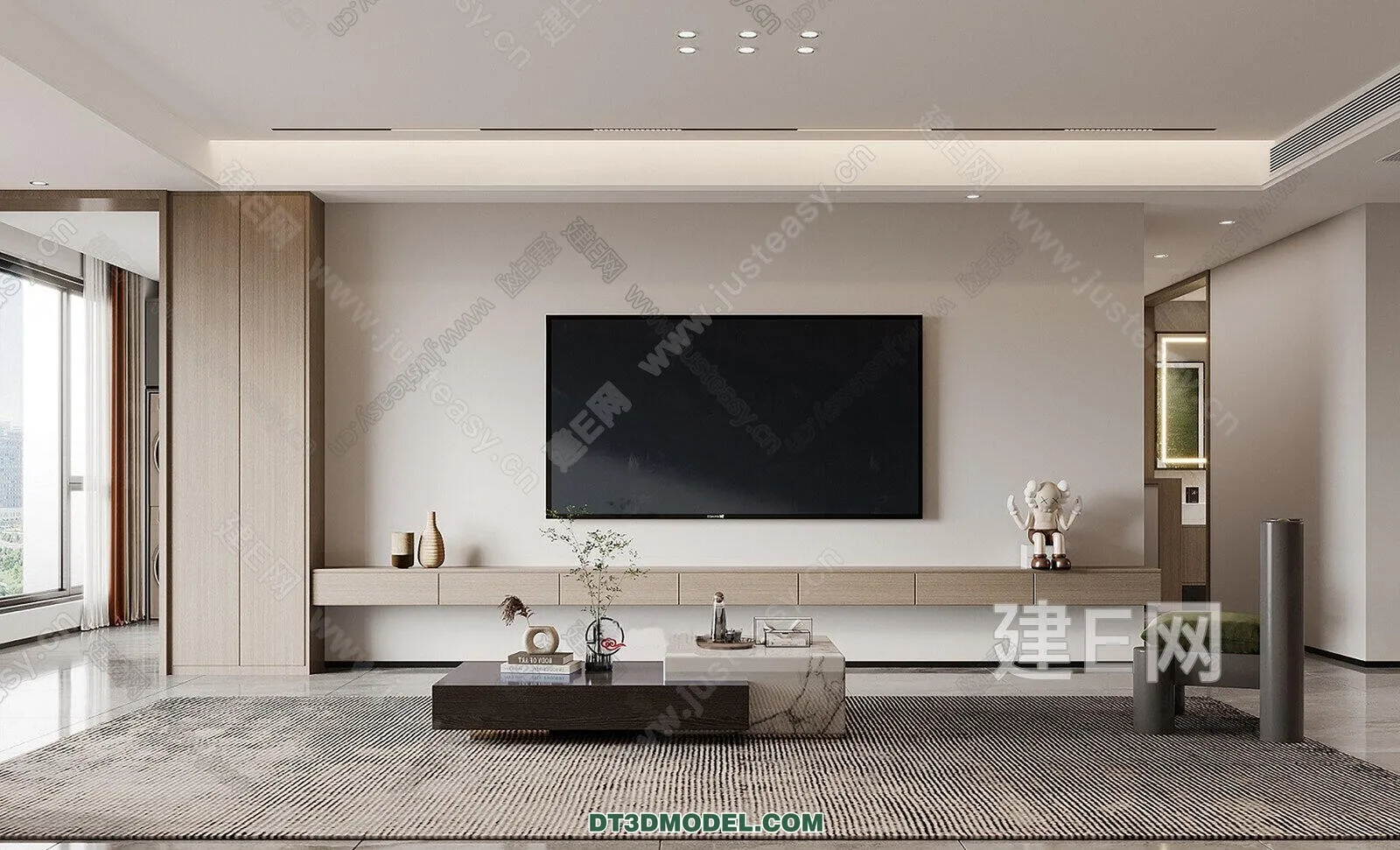 CORONA LIVING ROOM 3D MODELS - 023
