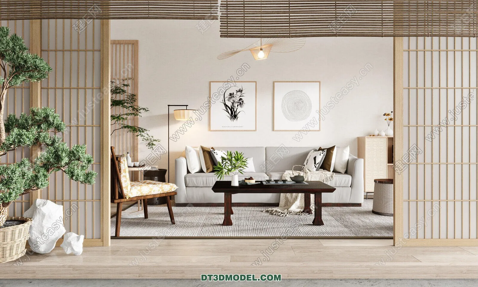 CORONA LIVING ROOM 3D MODELS - 027