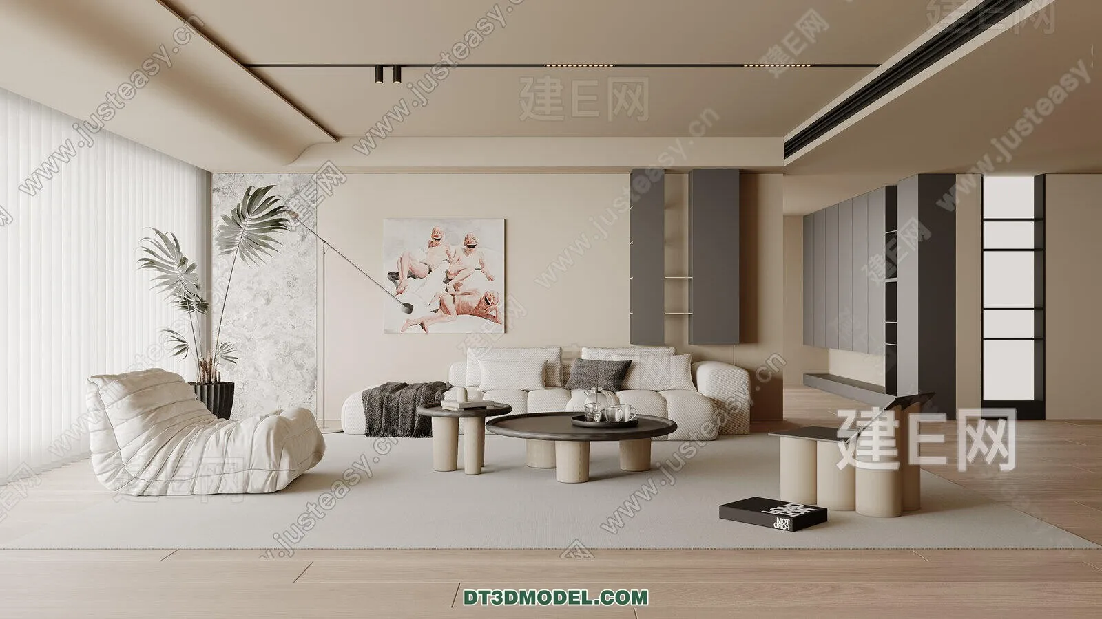 CORONA LIVING ROOM 3D MODELS - 029