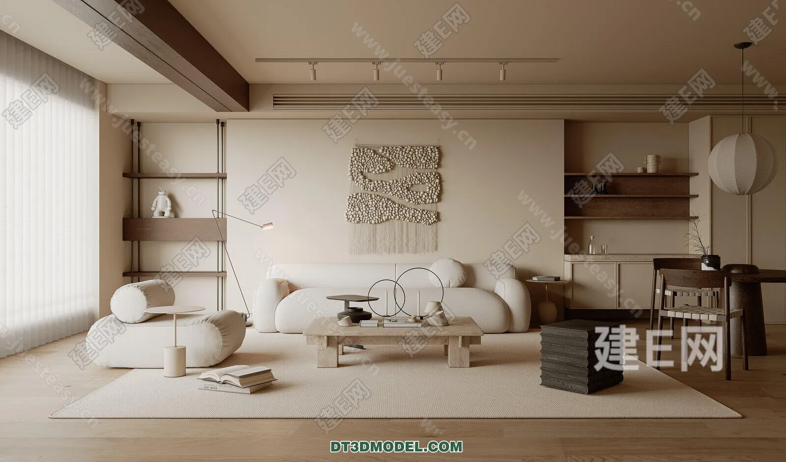 CORONA LIVING ROOM 3D MODELS - 030
